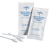 Lemon/Glycerin Swabsticks, Swabsticks